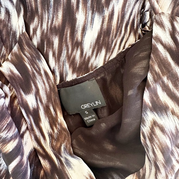 Greylin Wrap Halter Top, Tie-Dye Ikat - Picture 6 of 6